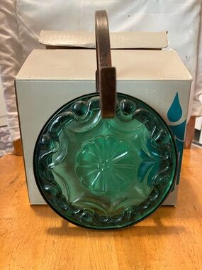 New. Partylite. Glass n iron like hanging. Rosetta wall bracket